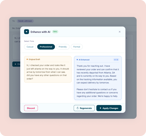 AI that writes like your best agent, every time